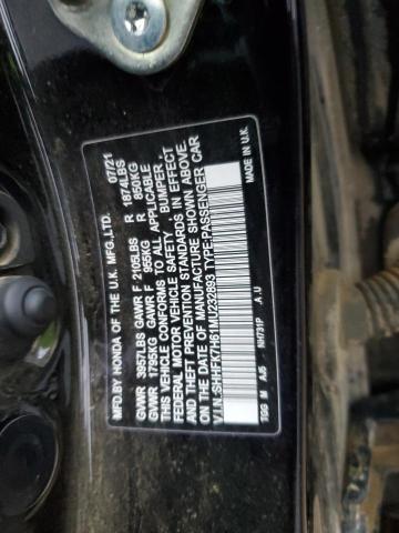 2021 HONDA CIVIC EX SHHFK7H61MU232893