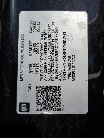 2023 CHEVROLET CAMARO LS 1G1FB1RS8P0160791