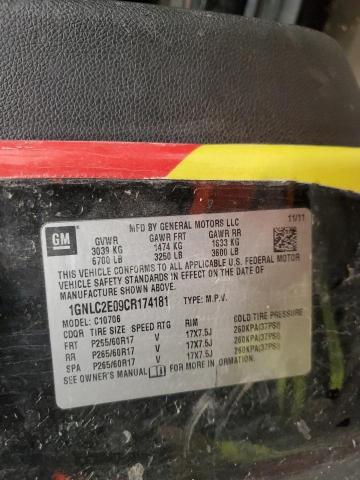 2012 CHEVROLET TAHOE POLICE - 1GNLC2E09CR174181