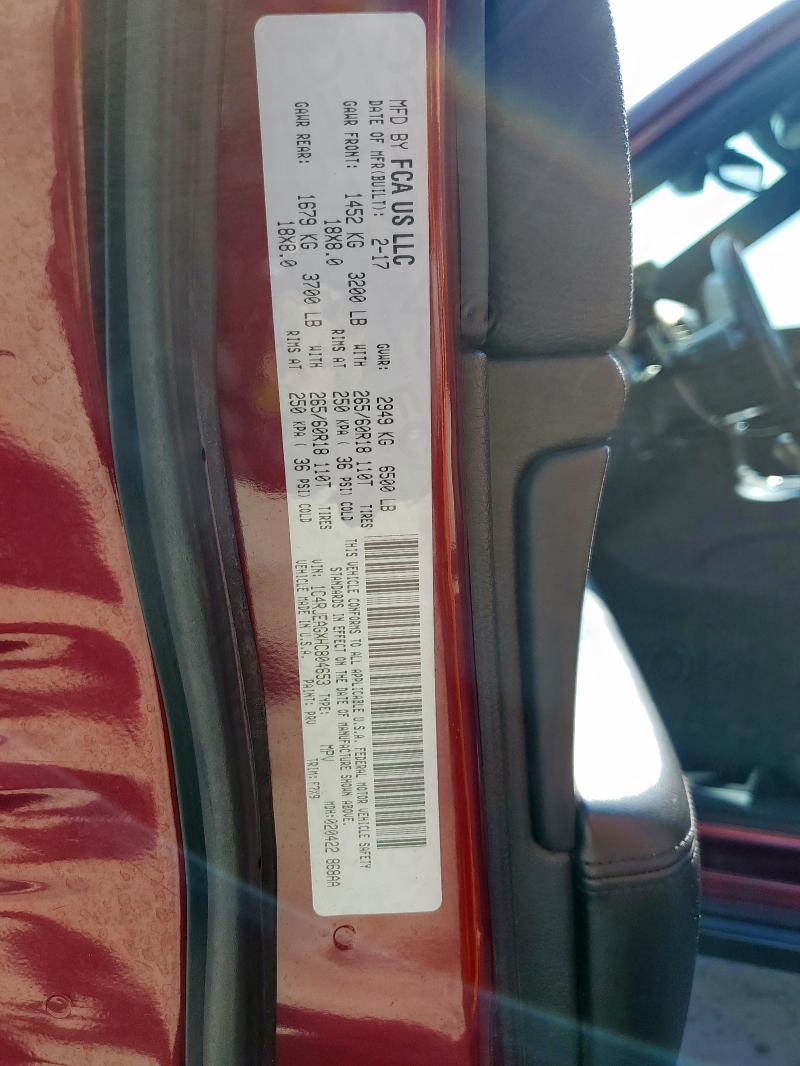 2017 JEEP UK 1C4RJEAGXHC804653