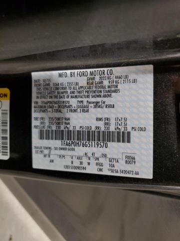2016 FORD FUSION SE 1FA6P0H76G5119570