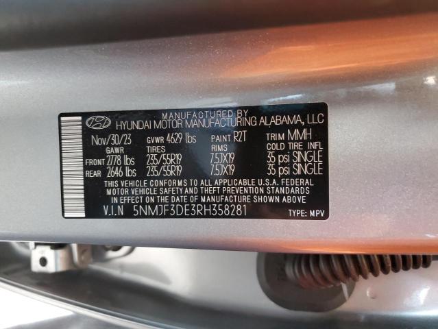 2024 HYUNDAI TUCSON SEL - 5NMJF3DE3RH358281