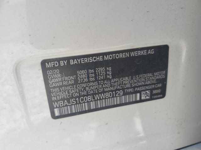 2020 BMW 540 I WBAJS1C08LWW80129
