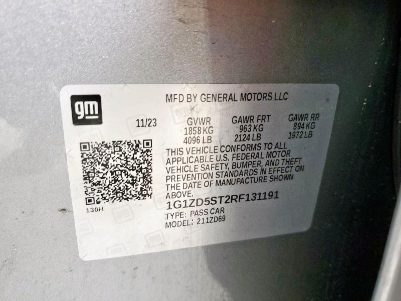 2024 CHEVROLET MALIBU LT 1G1ZD5ST2RF131191