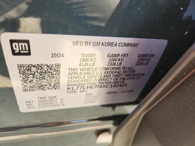 2025 CHEVROLET TRAX 1LT KL77LHEP4SC142425