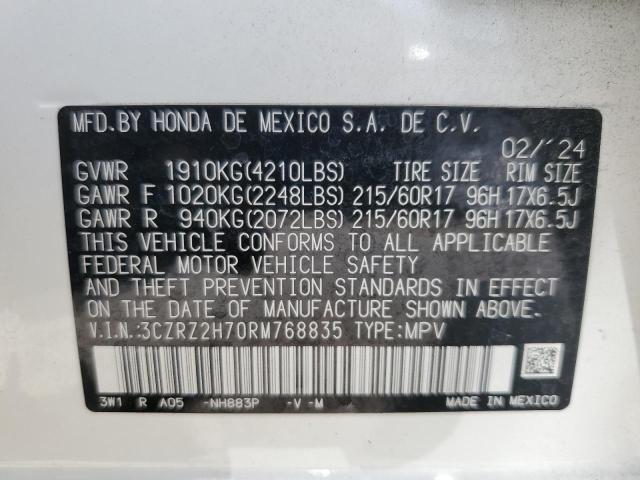 2024 HONDA HR-V EXL - 3CZRZ2H70RM768835