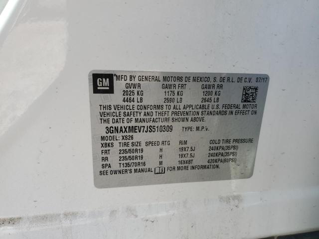 2018 CHEVROLET EQUINOX PR - 3GNAXMEV7JS510309