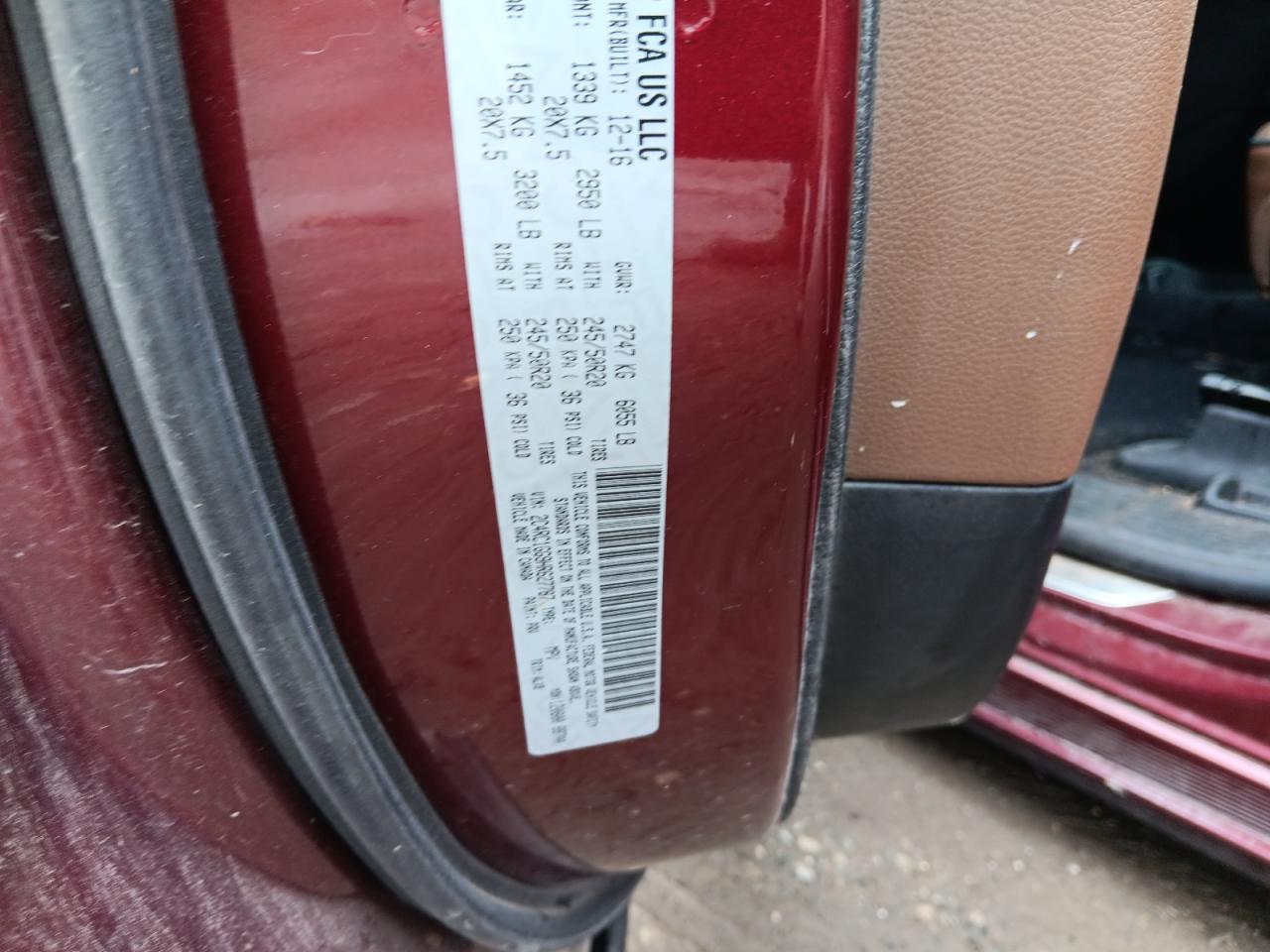 CHRYSLER PACIFICA LIMITED