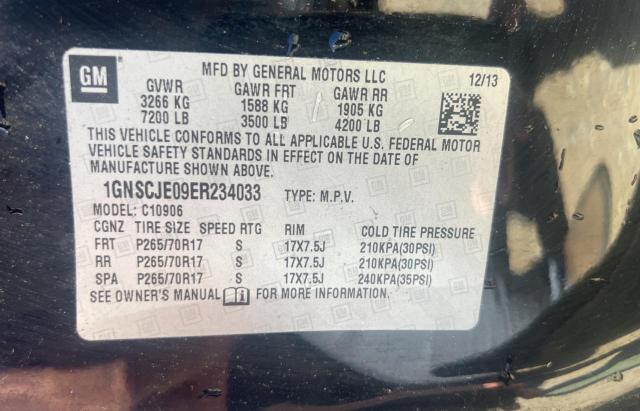 2014 CHEVROLET SUBURBAN C - 1GNSCJE09ER234033