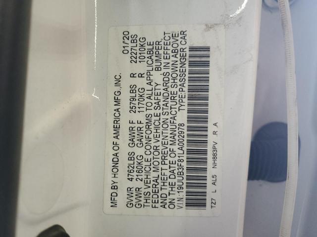 2020 ACURA TLX ADVANC - 19UUB3F81LA002978