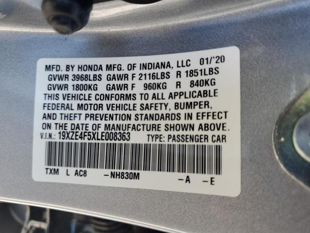 2020 HONDA INSIGHT EX 19XZE4F5XLE008363