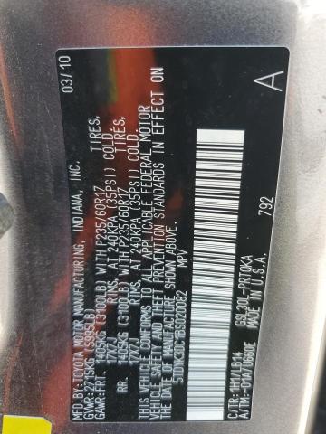 2011 TOYOTA SIENNA XLE - 5TDYK3DC1BS020082