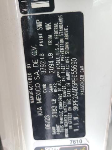 2023 KIA FORTE LX 3KPF24AD5PE655690