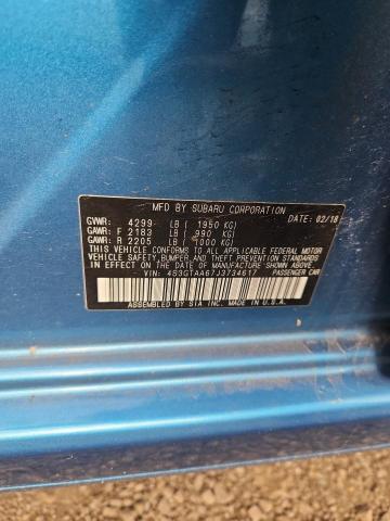 2018 SUBARU IMPREZA 4S3GTAA67J3734617