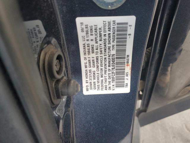 2018 HONDA CIVIC EX 19XFC2F78JE040076