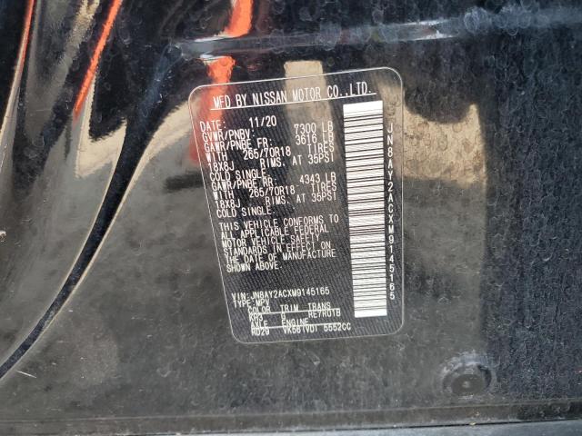 2021 NISSAN ARMADA SV JN8AY2ACXM9145165