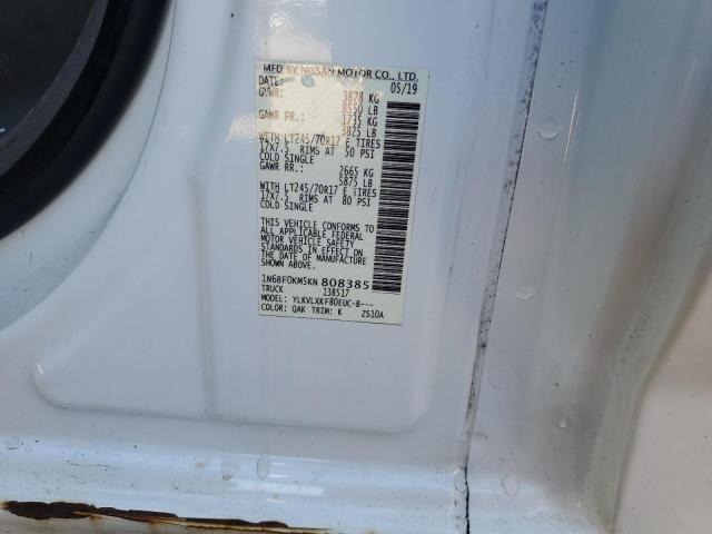 2019 NISSAN NV 1500 S 1N6BF0KM5KN808385