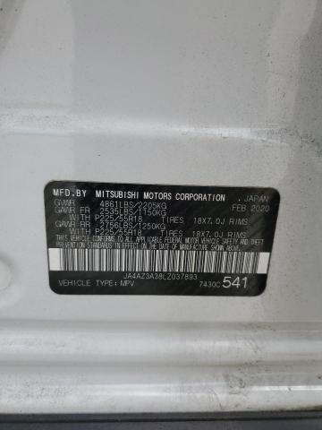 2020 MITSUBISHI OUTLANDER JA4AZ3A38LZ037893