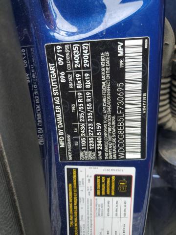 2020 MERCEDES-BENZ GLC 300 4M WDC0G8EB5LF730695