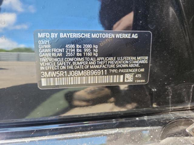 2021 BMW 330I 3MW5R1J08M8B96911