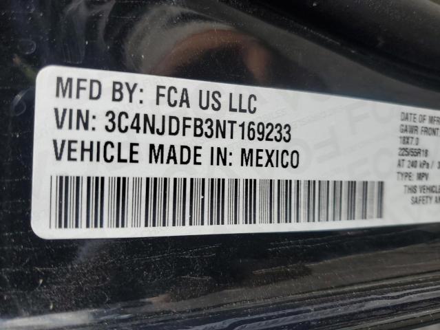 2022 JEEP COMPASS LA 3C4NJDFB3NT169233