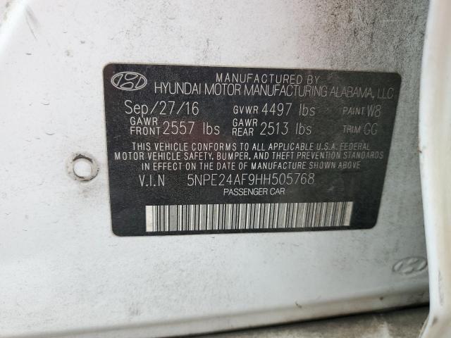 2017 HYUNDAI SONATA SE - 5NPE24AF9HH505768