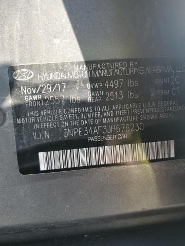 2018 HYUNDAI SONATA SPO 5NPE34AF3JH676230