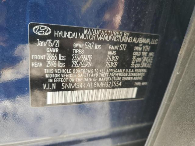 2021 HYUNDAI SANTA FE LIMITED 5NMS44AL8MH323554