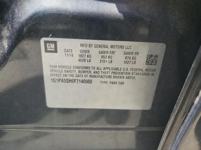2015 CHEVROLET CRUZE LS 1G1PA5SH6F7140980