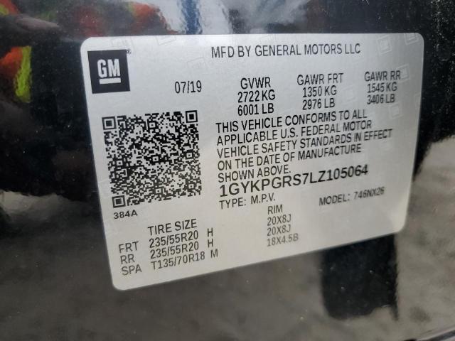 2020 CADILLAC XT6 SPORT 1GYKPGRS7LZ105064