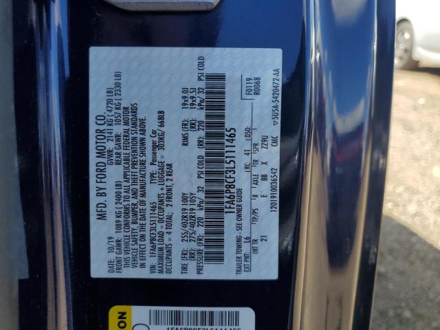 2020 FORD MUSTANG GT 1FA6P8CF3L5111465