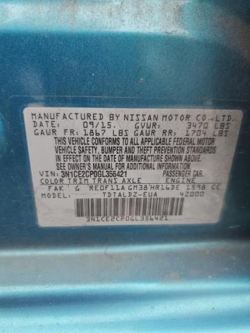2016 NISSAN VERSA NOTE 3N1CE2CP0GL356421