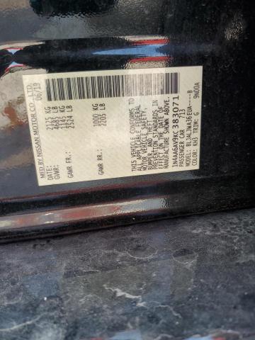2019 NISSAN MAXIMA S - 1N4AA6AV9KC383071