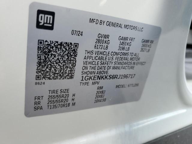 2024 GMC ACADIA UPLEVEL 1GKENKKS6RJ196717