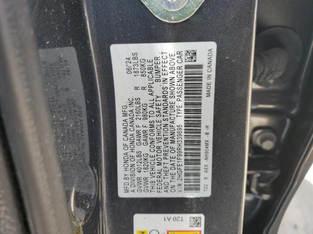 2024 HONDA CIVIC TOURING 2HGFE1F99RH339695