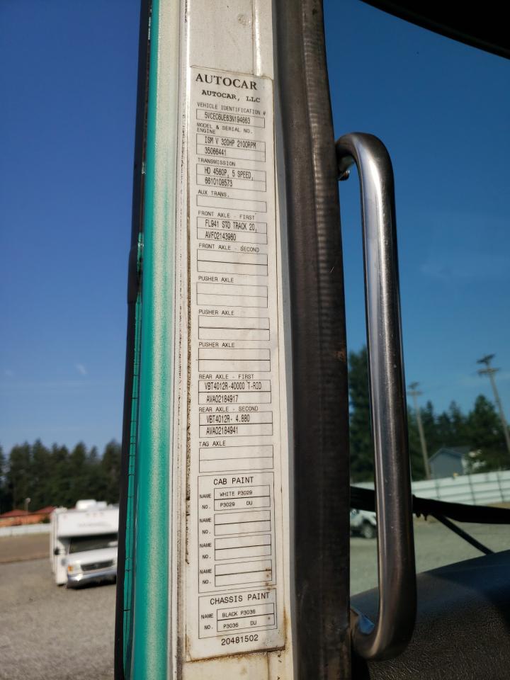 Lot #3268883230 2003 AUTOCAR LLC XPEDITOR W