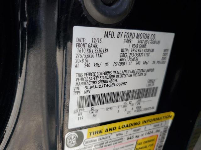 2016 LINCOLN NAVIGATOR 5LMJJ2JT4GEL06257