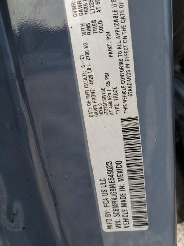 2021 RAM PROMASTER 3500 3500 HIGH 3C6MRVJG9ME549023