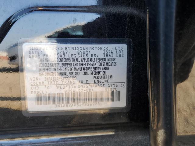 2018 NISSAN SENTRA S - 3N1AB7AP5JY236723