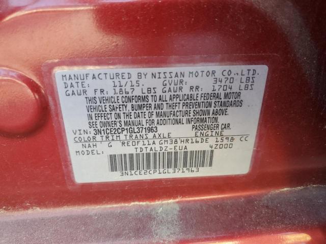 2016 NISSAN VERSA NOTE - 3N1CE2CP1GL371963