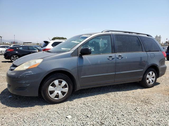 TOYOTA SIENNA CE 2007 blue  gas 5TDZK23C27S015092 photo #1