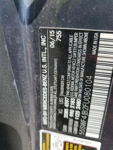 2015 MERCEDES-BENZ C 300 55SWF4JB2FU080104