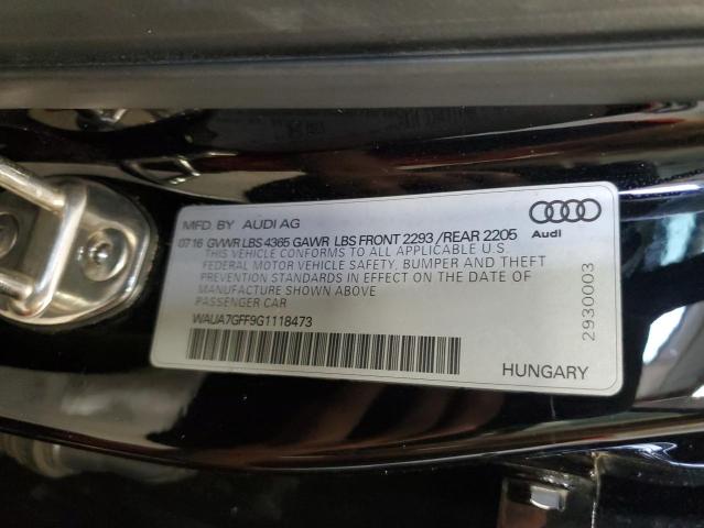 2016 AUDI A3 PREMIUM WAUA7GFF9G1118473