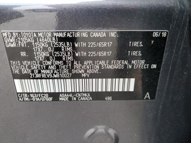 2018 TOYOTA RAV4 ADVEN 2T3RFREV9JW810027