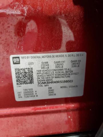 2024 CHEVROLET BLAZER 2LT #3283856432