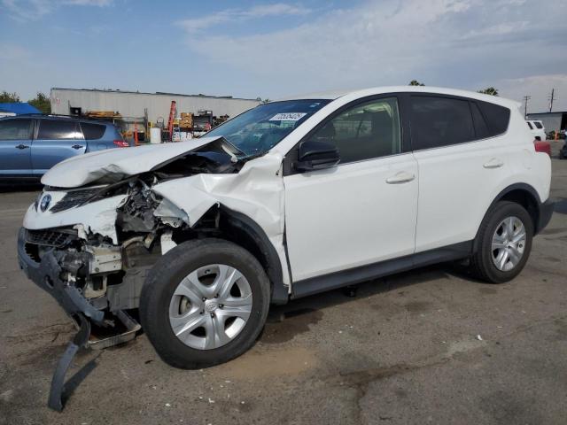 TOYOTA RAV4 LE 2015 white  gas JTMZFREV8FD077344 photo #1