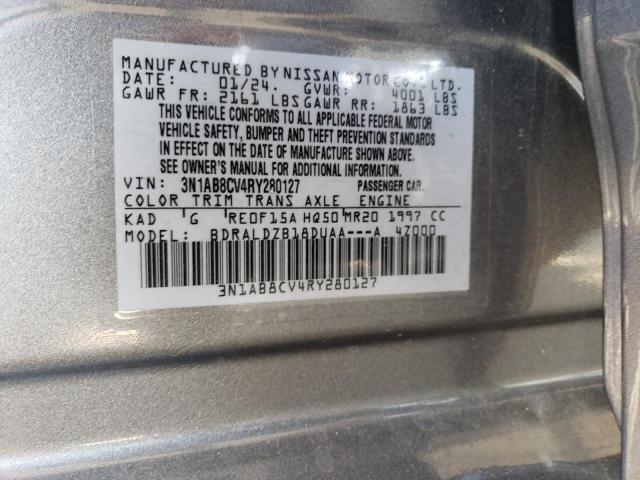 2024 NISSAN SENTRA SV 3N1AB8CV4RY280127