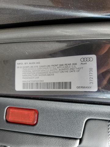 2023 AUDI S5 PREMIUM WAUC4CF55PA010983