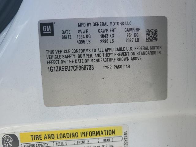 2012 CHEVROLET MALIBU LS - 1G1ZA5EU7CF368733