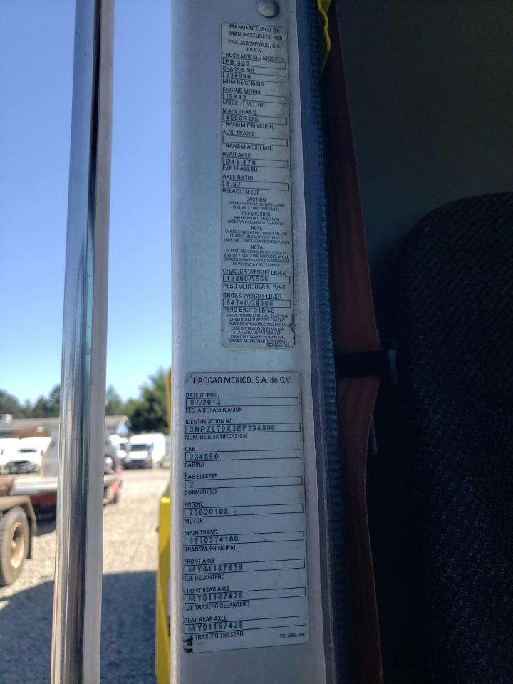 Lot #3268883232 2014 PETERBILT TRACTOR 320